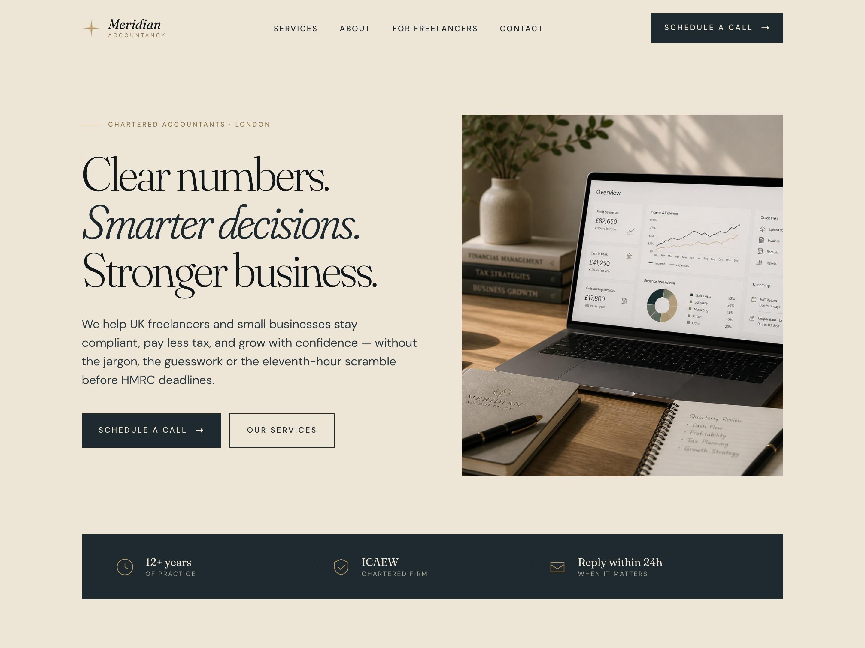Hero of Meridian Accountancy — chartered accountants, London
